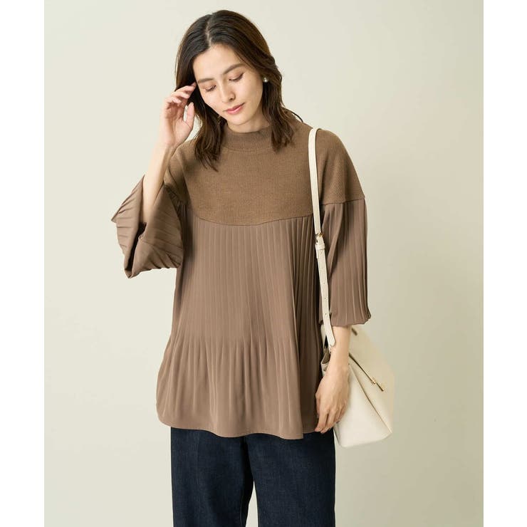 プリーツドッキング着映えチュニック | a.v.v【WOMEN】 | 詳細画像22 