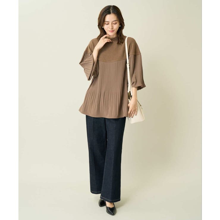 プリーツドッキング着映えチュニック | a.v.v【WOMEN】 | 詳細画像25 