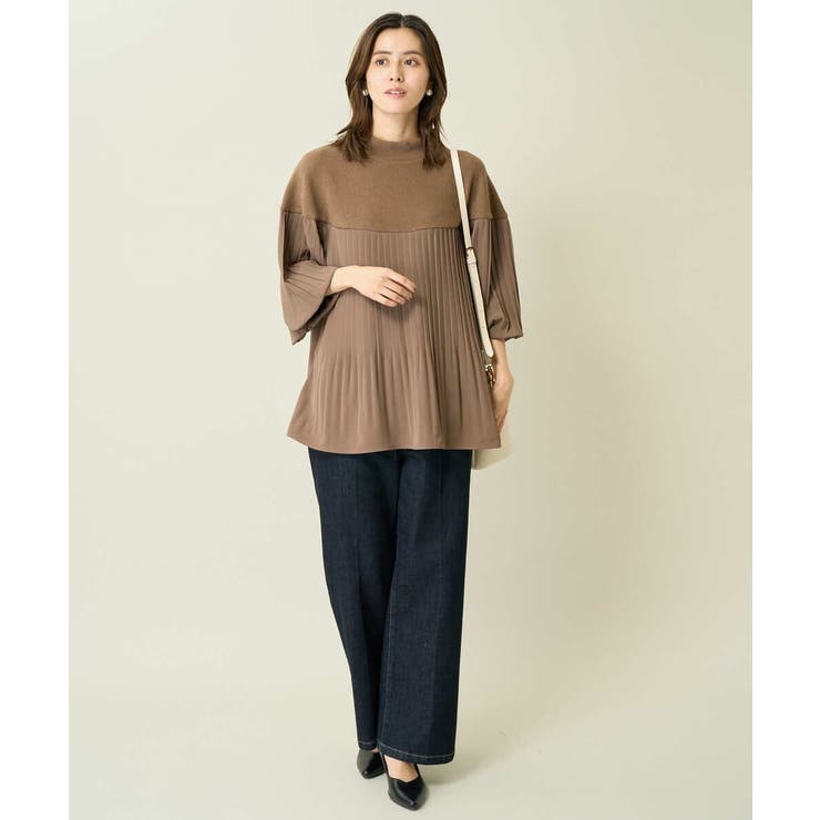 プリーツドッキング着映えチュニック | a.v.v【WOMEN】 | 詳細画像26 