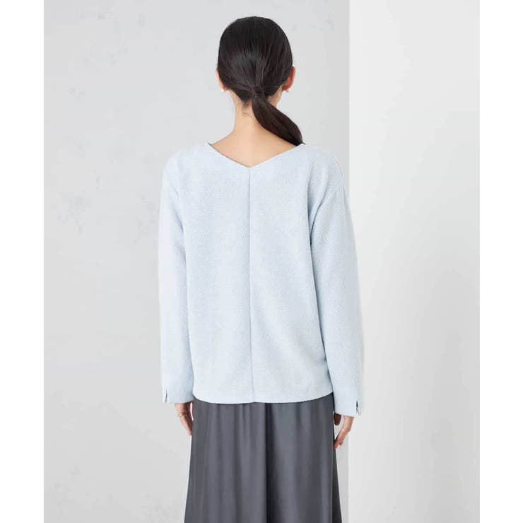 【洗える】ラメニットソートップス | a.v.v【WOMEN】 | 詳細画像15 