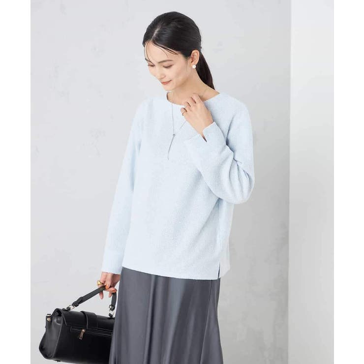 【洗える】ラメニットソートップス | a.v.v【WOMEN】 | 詳細画像6 