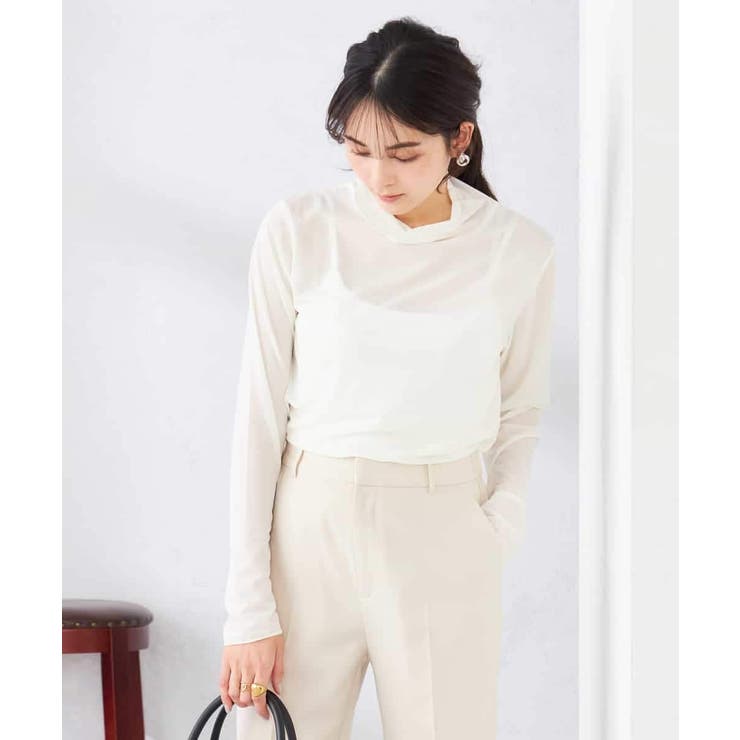 シアーハイネックカットソー | a.v.v【WOMEN】 | 詳細画像14 