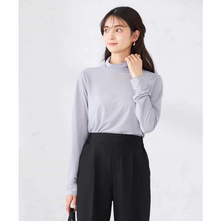 シアーハイネックカットソー | a.v.v【WOMEN】 | 詳細画像2 