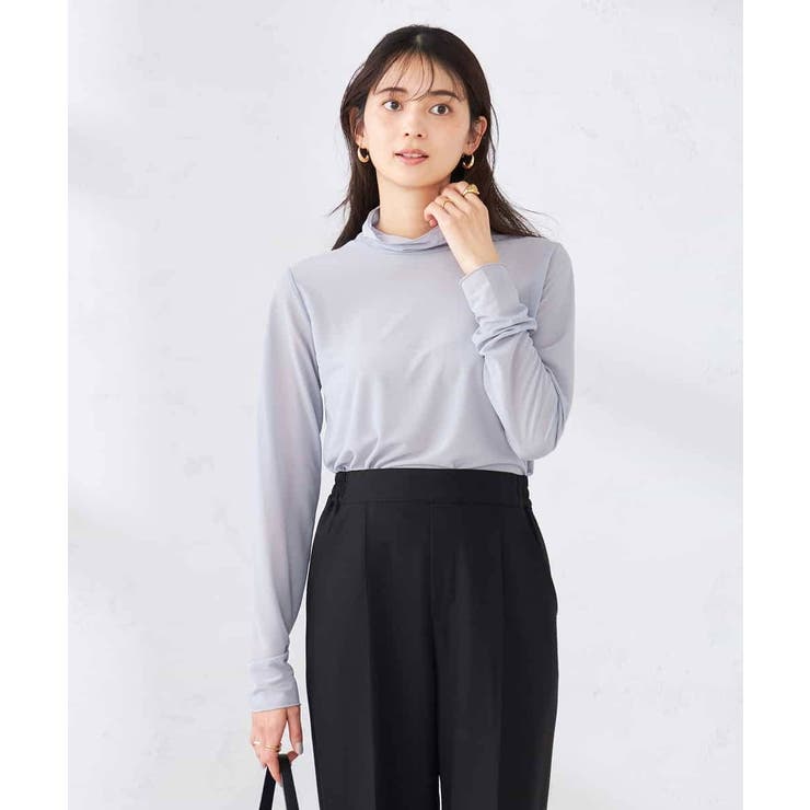 シアーハイネックカットソー | a.v.v【WOMEN】 | 詳細画像3 