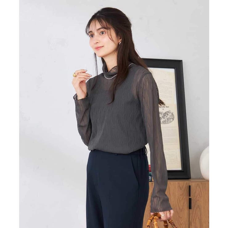 シアーウェーブハイネックカットソー | a.v.v【WOMEN】 | 詳細画像11 