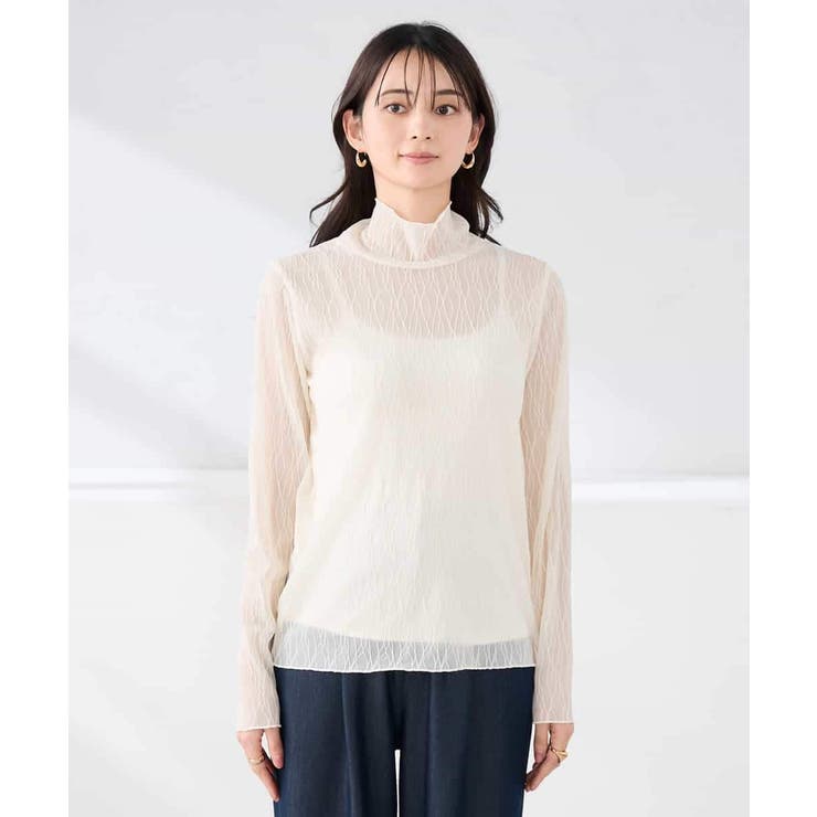 シアーウェーブハイネックカットソー | a.v.v【WOMEN】 | 詳細画像19 