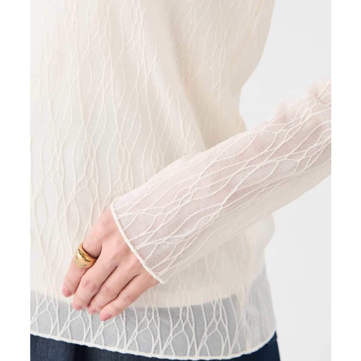 シアーウェーブハイネックカットソー | a.v.v【WOMEN】 | 詳細画像23 