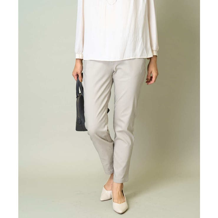 グレージュ | 裏起毛ハイパーストレッチスリムパンツ | a.v.v【WOMEN】