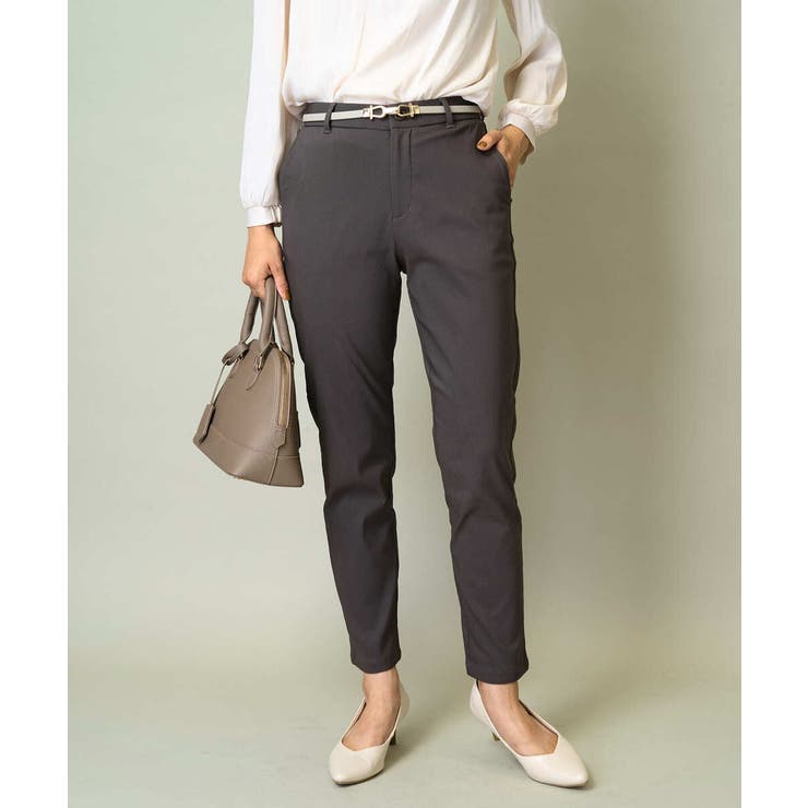 ダークグレー | 裏起毛ハイパーストレッチスリムパンツ | a.v.v【WOMEN】