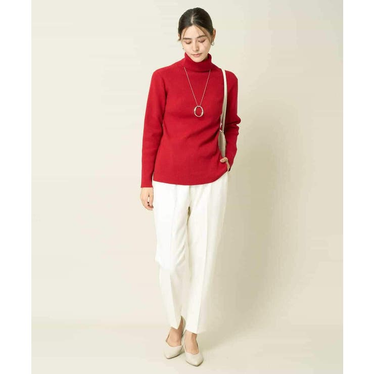 【イージーケア/ストレッチ】あったか美ラクるイージーテーパードパンツ | a.v.v【WOMEN】 | 詳細画像16 