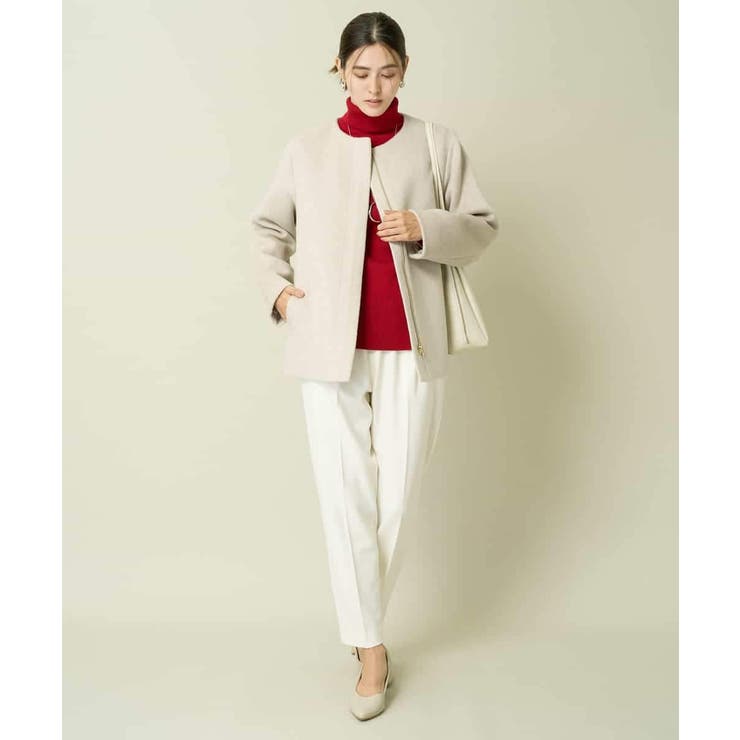 【イージーケア/ストレッチ】あったか美ラクるイージーテーパードパンツ | a.v.v【WOMEN】 | 詳細画像19 