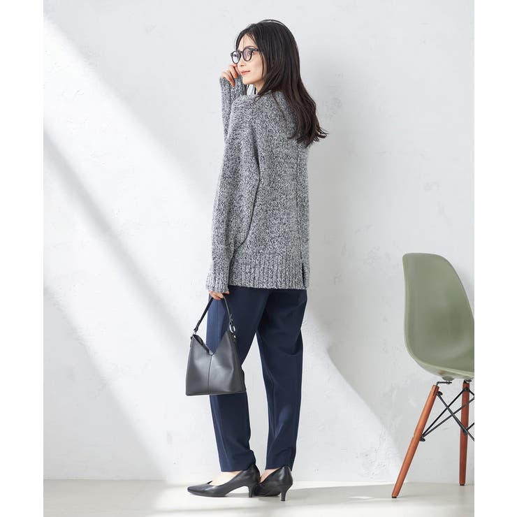 【イージーケア/ストレッチ】あったか美ラクるイージーテーパードパンツ | a.v.v【WOMEN】 | 詳細画像21 