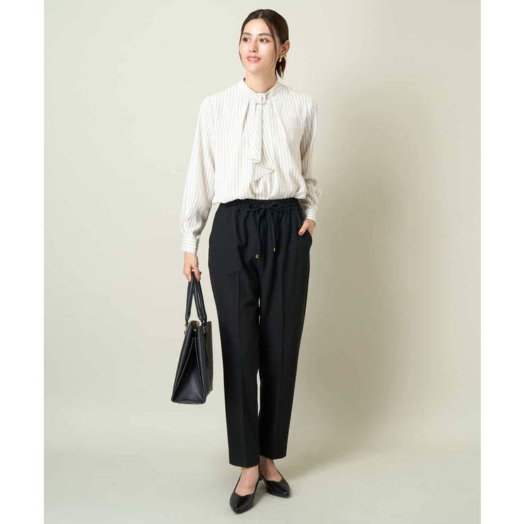 【イージーケア/ストレッチ】あったか美ラクるイージーテーパードパンツ | a.v.v【WOMEN】 | 詳細画像30 