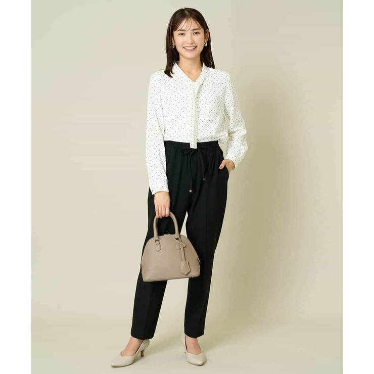 【イージーケア/ストレッチ】あったか美ラクるイージーテーパードパンツ | a.v.v【WOMEN】 | 詳細画像32 