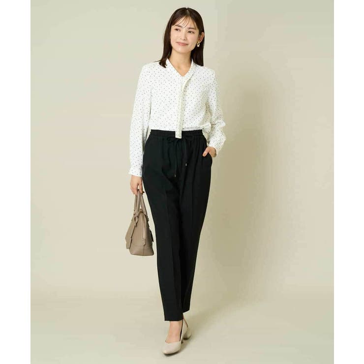 【イージーケア/ストレッチ】あったか美ラクるイージーテーパードパンツ | a.v.v【WOMEN】 | 詳細画像33 