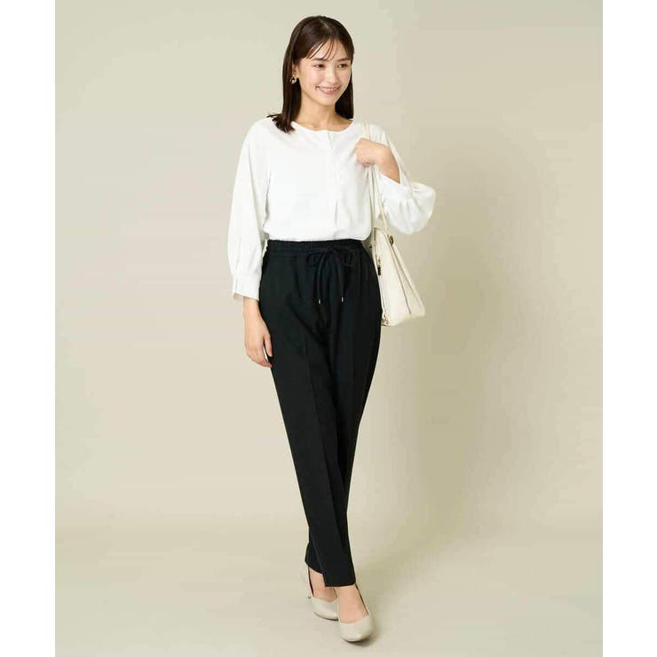 【イージーケア/ストレッチ】あったか美ラクるイージーテーパードパンツ | a.v.v【WOMEN】 | 詳細画像39 