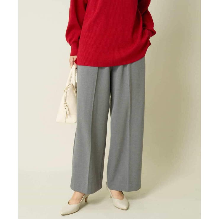 【イージーケア/ストレッチ】あったか美ラクるイージーワイドパンツ | a.v.v【WOMEN】 | 詳細画像14 