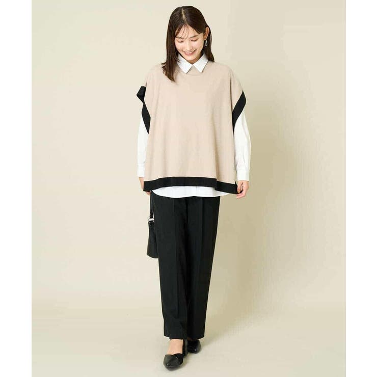 【イージーケア/ストレッチ】あったか美ラクるイージーワイドパンツ | a.v.v【WOMEN】 | 詳細画像19 