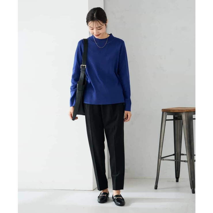 【イージーケア/洗える/ストレッチ】裏起毛美ラクるイージーテーパードパンツ | a.v.v【WOMEN】 | 詳細画像38 