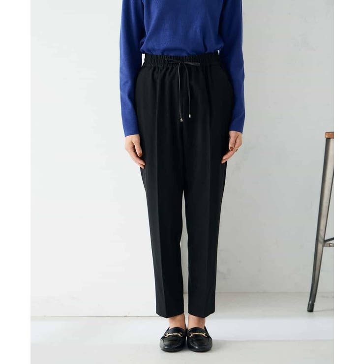 【イージーケア/洗える/ストレッチ】裏起毛美ラクるイージーテーパードパンツ | a.v.v【WOMEN】 | 詳細画像40 