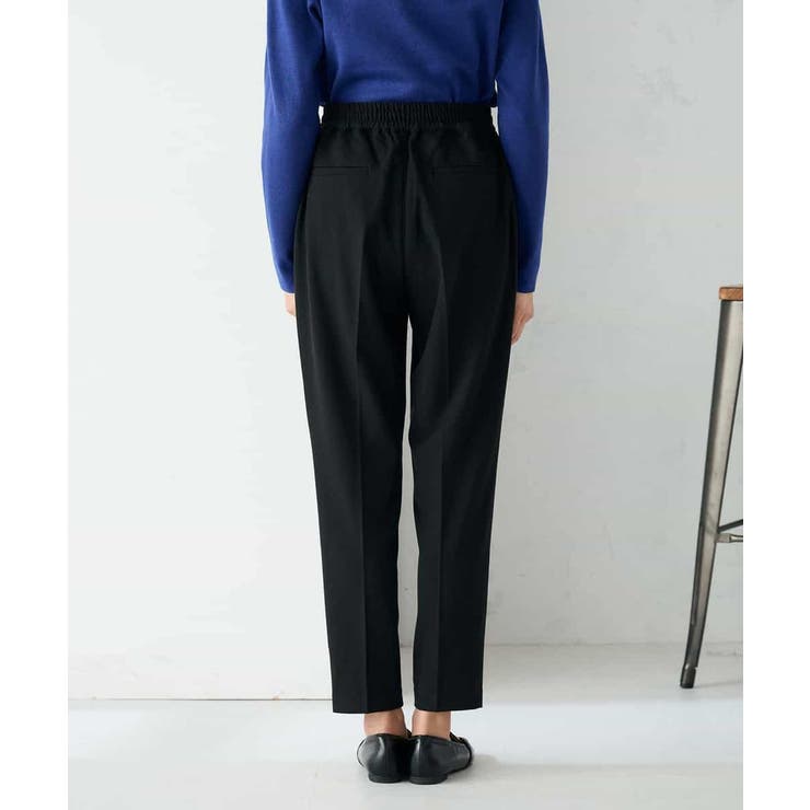 【イージーケア/洗える/ストレッチ】裏起毛美ラクるイージーテーパードパンツ | a.v.v【WOMEN】 | 詳細画像42 