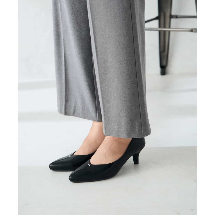 【イージーケア/洗える/ストレッチ】裏起毛美ラクるスッキリ見えストレートパンツ | a.v.v【WOMEN】 | 詳細画像27 