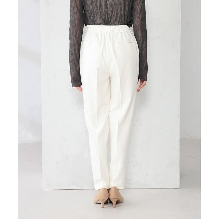 【イージーケア/洗える/ストレッチ】裏起毛美ラクるスッキリ見えテーパードパンツ | a.v.v【WOMEN】 | 詳細画像25 