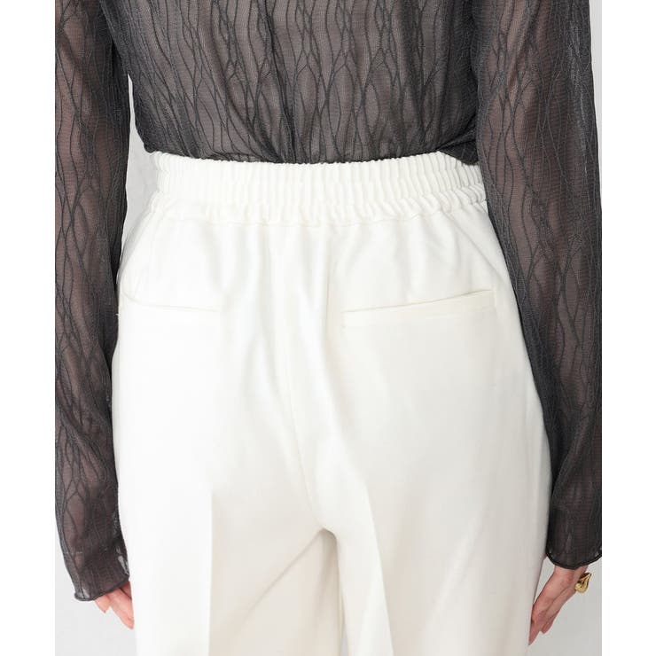 【イージーケア/洗える/ストレッチ】裏起毛美ラクるスッキリ見えテーパードパンツ | a.v.v【WOMEN】 | 詳細画像26 