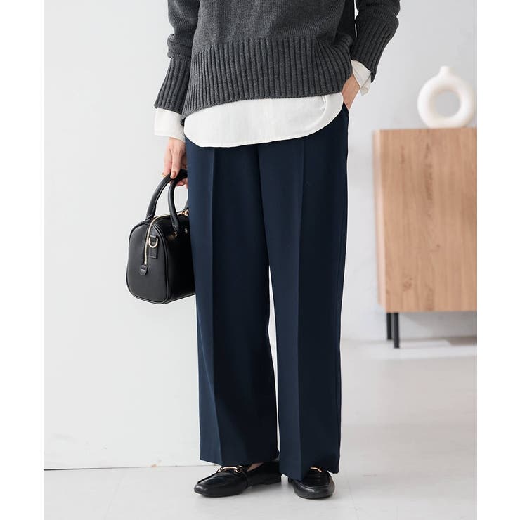 ネイビー | 【イージーケア 洗える ストレッチ | a.v.v【WOMEN】