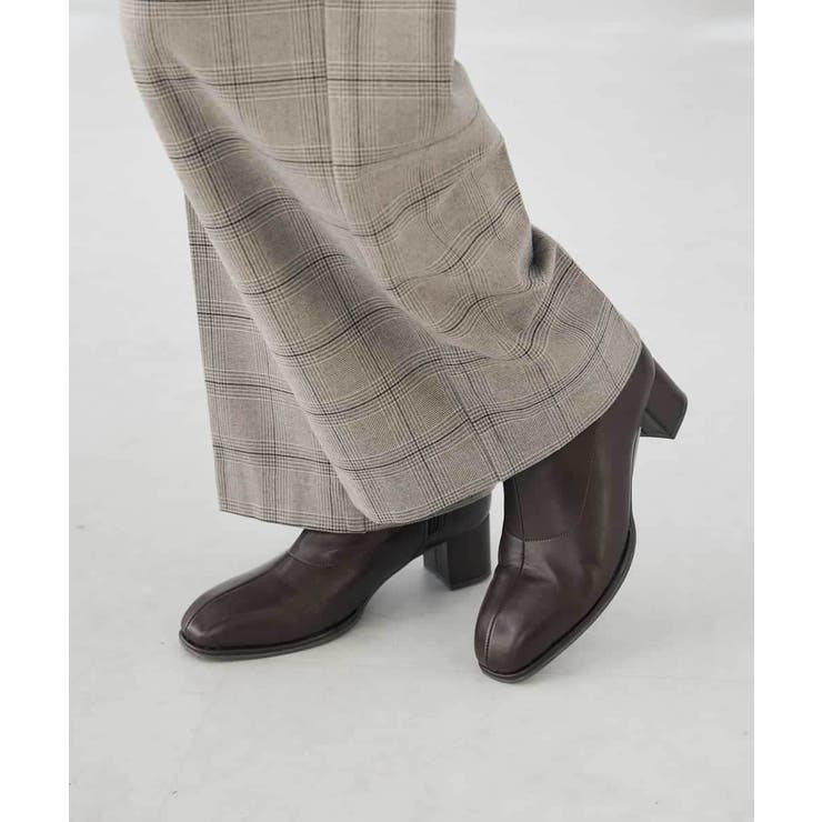 裏起毛美ラクるスッキリ見えチェックワイドパンツ | a.v.v【WOMEN】 | 詳細画像21 