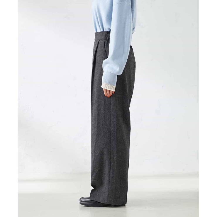 【洗える】ツイード美ラクるスッキリ見えワイドパンツ | a.v.v【WOMEN】 | 詳細画像17 