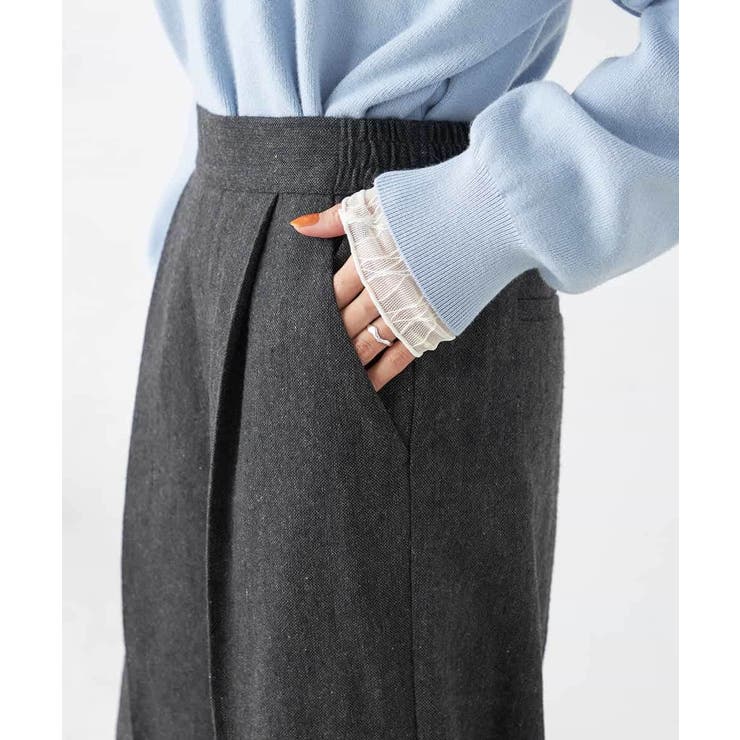 【洗える】ツイード美ラクるスッキリ見えワイドパンツ | a.v.v【WOMEN】 | 詳細画像21 