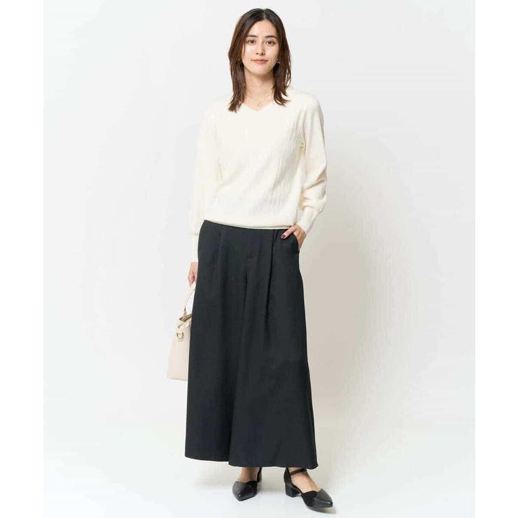 ウール調フレアパンツ | a.v.v【WOMEN】 | 詳細画像22 