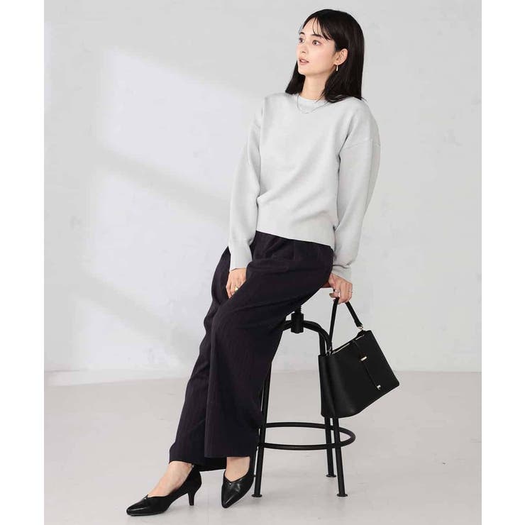 ストライプタックワイドパンツ | a.v.v【WOMEN】 | 詳細画像11 