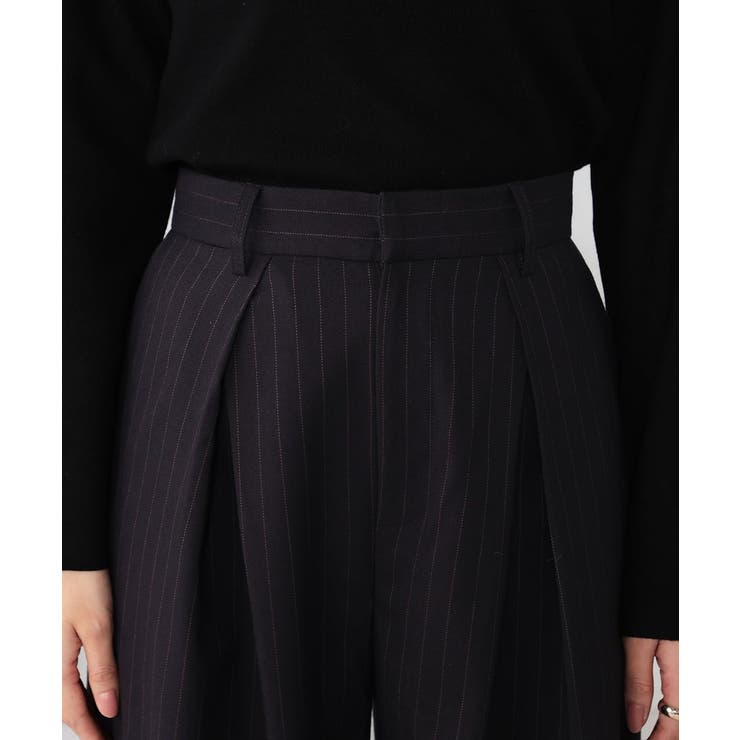 ストライプタックワイドパンツ | a.v.v【WOMEN】 | 詳細画像19 