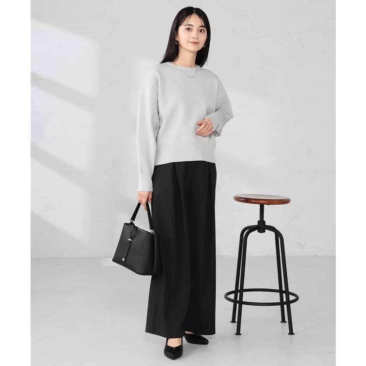 ストライプタックワイドパンツ | a.v.v【WOMEN】 | 詳細画像7 