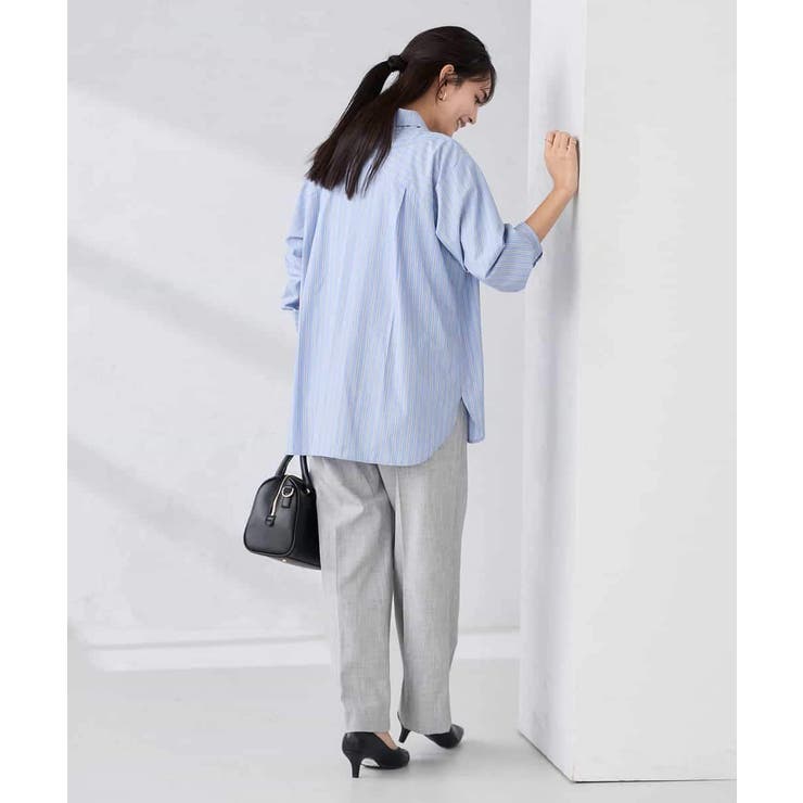 【WEB限定】裏起毛ウエストハトメドロストワイドパンツ | a.v.v【WOMEN】 | 詳細画像21 