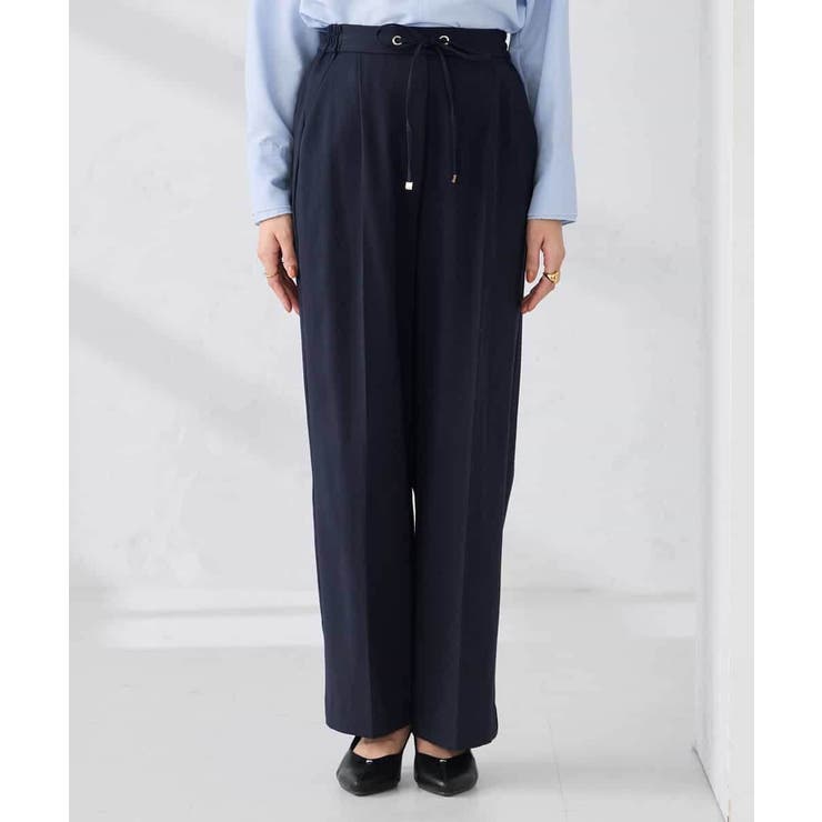 【WEB限定】裏起毛ウエストハトメドロストワイドパンツ | a.v.v【WOMEN】 | 詳細画像30 