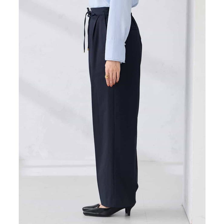 【WEB限定】裏起毛ウエストハトメドロストワイドパンツ | a.v.v【WOMEN】 | 詳細画像31 