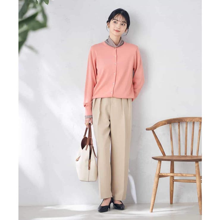 タックワイドテーパードパンツ | a.v.v【WOMEN】 | 詳細画像2 