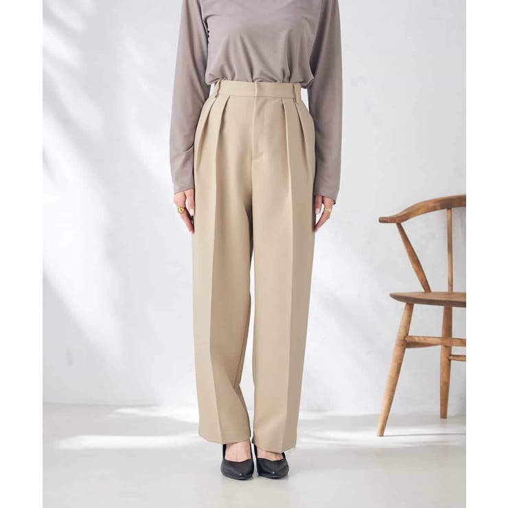 タックワイドテーパードパンツ | a.v.v【WOMEN】 | 詳細画像5 