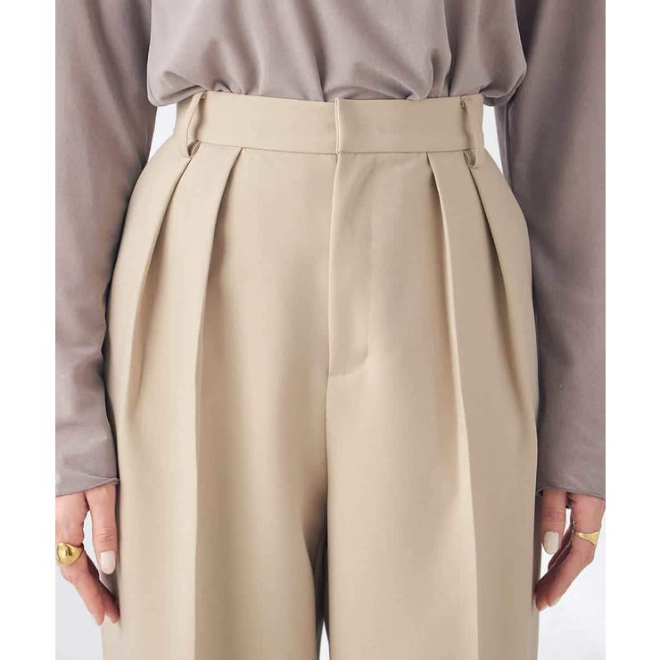 タックワイドテーパードパンツ | a.v.v【WOMEN】 | 詳細画像8 