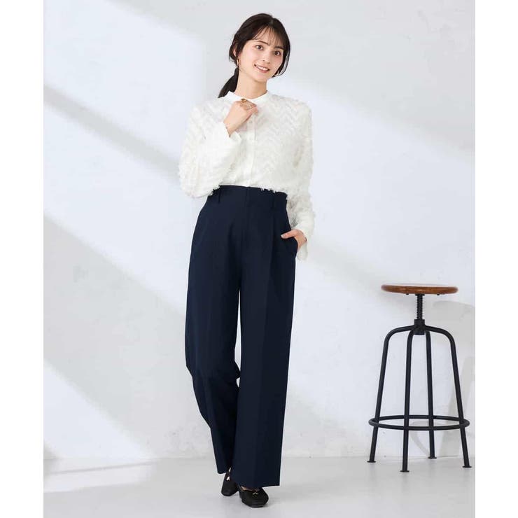 【洗える】ハイウエストワイドパンツ | a.v.v【WOMEN】 | 詳細画像10 