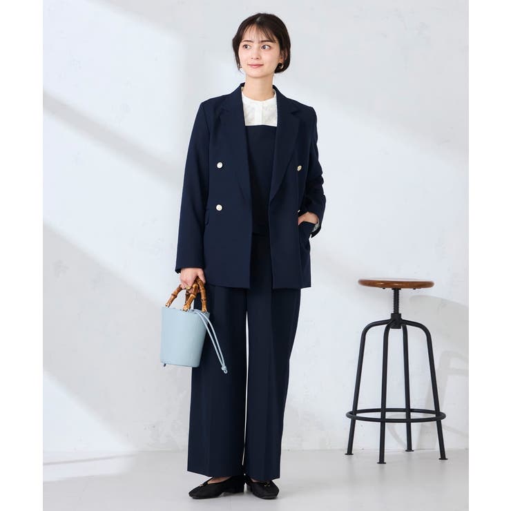 【洗える】ハイウエストワイドパンツ | a.v.v【WOMEN】 | 詳細画像14 