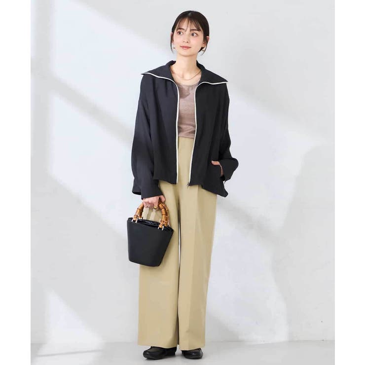 【洗える】ハイウエストワイドパンツ | a.v.v【WOMEN】 | 詳細画像18 