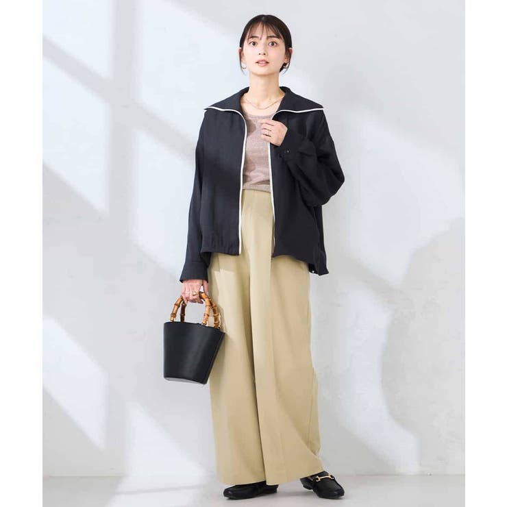 【洗える】ハイウエストワイドパンツ | a.v.v【WOMEN】 | 詳細画像19 