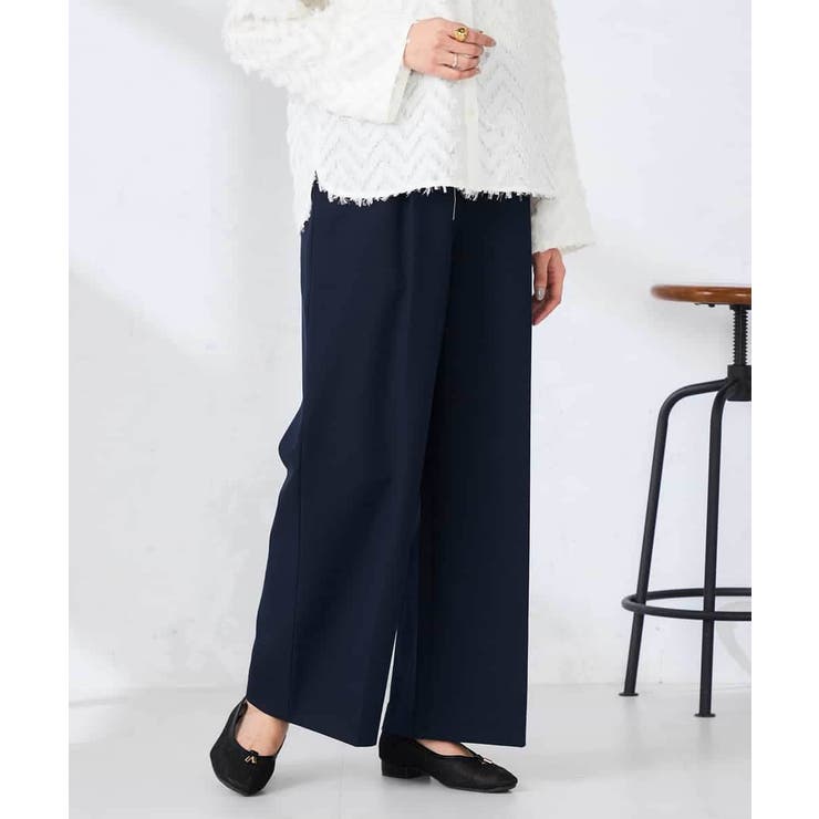 【洗える】ハイウエストワイドパンツ | a.v.v【WOMEN】 | 詳細画像3 