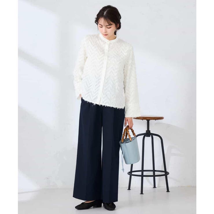 【洗える】ハイウエストワイドパンツ | a.v.v【WOMEN】 | 詳細画像6 