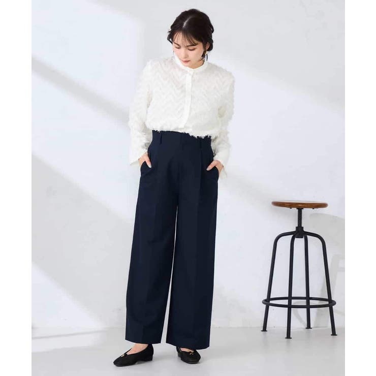 【洗える】ハイウエストワイドパンツ | a.v.v【WOMEN】 | 詳細画像9 