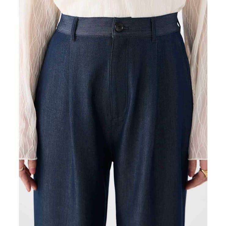 【洗える】デニムライクワイドパンツ | a.v.v【WOMEN】 | 詳細画像14 